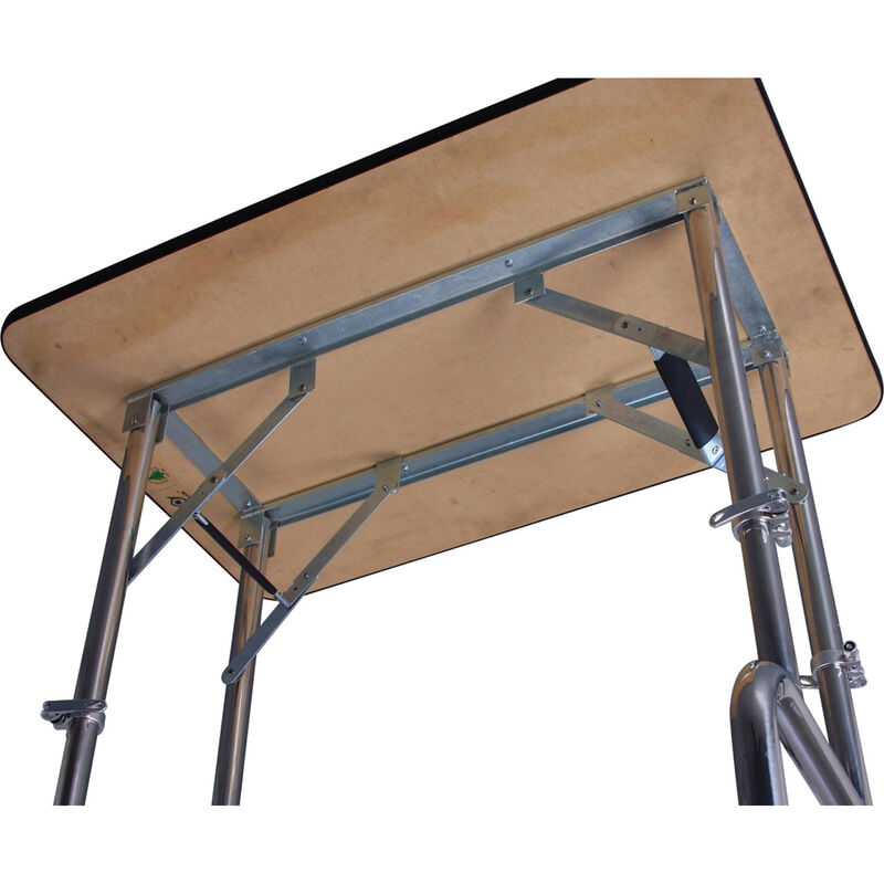 Aeolus, Height Adjustable Folding Table-48"Lx24"Wx32"-37"H image number null